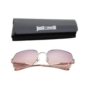 JUST CAVALLI Light Gold 60mm Square Sunglasses
